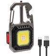 thumbnail image 1 of Mini linterna LED linterna portátil luces de trabajo carga USB 800 lúmenes base magnética con botella abierta y destornillador botella para acampar mantenimiento de emergencia (1 pix) [clase energétic Afortunado Sencillez, 1 of 5