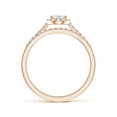 thumbnail image 2 of ANGARA Lab Grown Pear-Shaped Diamond Halo Bridal Set for Women in 14K Rose Gold (Size-6x4mm| Color-F-G| Clarity-VS) | April Birthstone, Anniversary, Jewelry Gift for Women | Lab-Grown Diamond Ring, 2 of 4