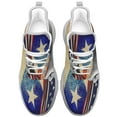 thumbnail image 2 of Puerto Rico American flag Shoes Trail Running Shoe Non-Slip Breathable Comfortable Sneakers white Size 10, 2 of 7