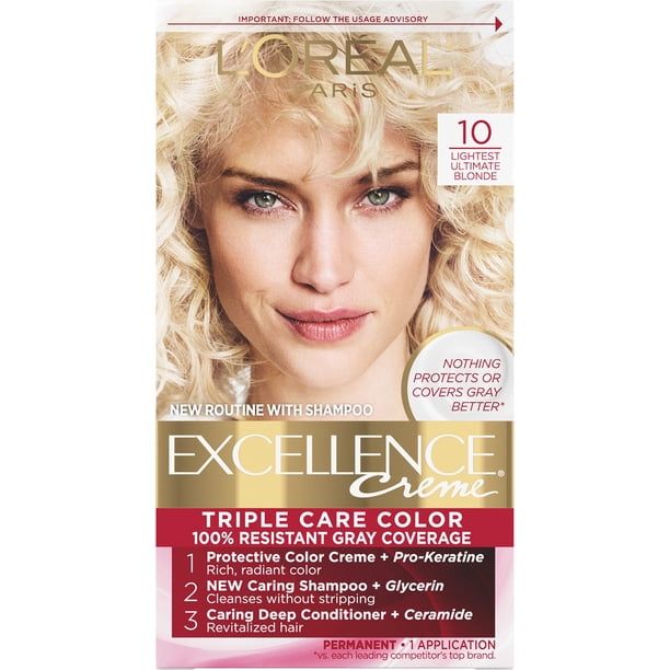 Color de cabello L'Oreal Paris Excellence Creme 10 Rubio más claro