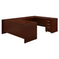 thumbnail image 1 of Series C 72"W U-Shaped Desk with Mobile File Cabinet in Mahogany-Engineered Wood, 1 of 7