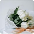 thumbnail image 1 of 14 Sheets Flower Bouquet Wrapping Paper, Translucent Matte White and Pink Florist Packaging Floral Packing Wrapping Gift Wraps, 1 of 6