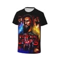 thumbnail image 1 of T-Shirts Graphiques 3D Je-y Lutteur US-O Chandails Fantaisie Col Rond Manches Courtes T-Shirts pour Jeunes Garçons Filles, 1 of 7