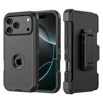 SwiftTech for iPhone 17 Pro Max Case with Belt Clip Holster Military Grade Heavy Duty Protection 3 in 1 Shockproof Durable Detachable iPhone 17 Pro Max 6.9 inch 2025 Phone - Black