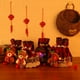 thumbnail image 2 of Farfi bolsa de caramelos navideños lindo alce Papá Noel muñeco de nieve oso luminoso bolsa de cuerda portátil bolsos de cáñamo bolsa de regalo para niños de dibujos animados, 2 of 5