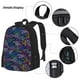 thumbnail image 3 of Easygdp Cute Line Fish Mochila para Niños y Niñas con Set de Caja de Almuerzo y Estuche para Lápices 3 en 1, Mochila Escolar Estampada para Adolescentes, 3 of 7