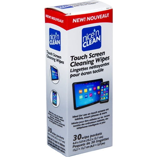 Nice 'N Clean Touch Screen Cleaning Wipes, 30 Count