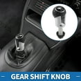 thumbnail image 2 of Perilla de cambio de marchas Unique Bargains 6 velocidades, perilla de cambio manual para VW Golf con 1 adaptador de plástico y cuero sintético 1 pieza, 2 of 6