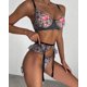 thumbnail image 2 of Conjunto de lencería erótica sexy de tres piezas con volantes transparentes blancos y anillo de acero de Europa y Estados Unidos, 2 of 6