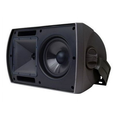 Klipsch - 6-1/2" 2-Way Outdoor Loudspeakers (Pair) - Black