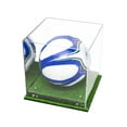 thumbnail image 3 of Deluxe Acrylic Soccer Ball Display Case with Silver Risers, Mirror and Turf Base (A027-MSRTB), 3 of 5