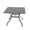 Black-35"x 35"x 28", variant on Anmutig Patio Dining Table for 6, Rectangle Outdoor Dining Table, 63"x 38"x 28"