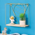 thumbnail image 4 of Tablette Flottante Créative Décorative Carrée en Fer Étagère Murale Support de Rangement, 4 of 10
