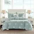 thumbnail image 2 of Harbor House Seaside 4 Piece Coverlet Set, King/California King, Dusty Blue, 2 of 5