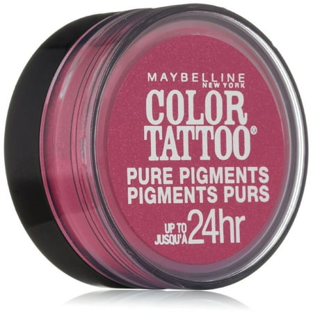 Maybelline New York Eye Studio Color Tattoo Pure Pigments, Pink Rebel 0.05 oz