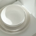thumbnail image 2 of Stone Lain Verso 24-Piece Dinnerware Set Porcelain, White, 2 of 6