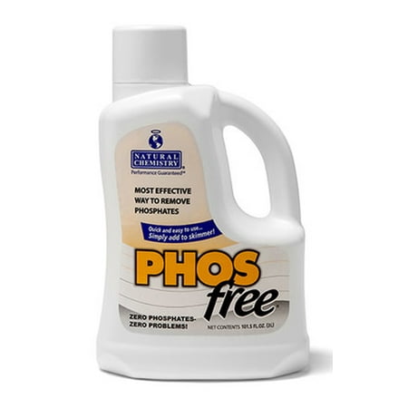 Natural Chemistry 05121 Swimming Pool PHOSfree Phos Free Chemical 2-Pack 3 Liter Bottles