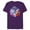 Purple, variant on Marvel Spidey and His Amazing Friends Glow Webs Glow Icon - Short Sleeve Blended T-Shirt for Adults - Customized-Navy Heather
