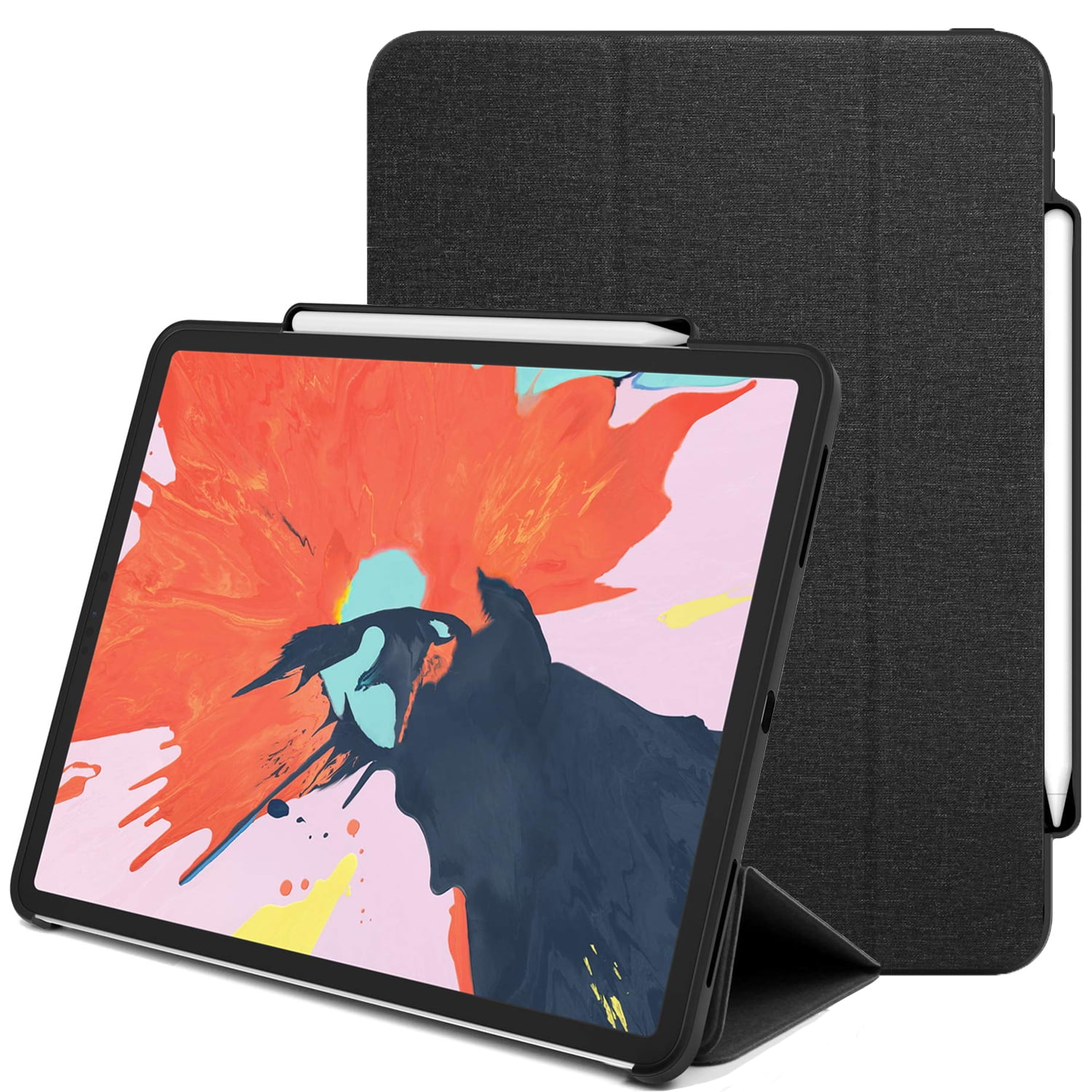 ipad pro 12.9 inch case with pencil holder