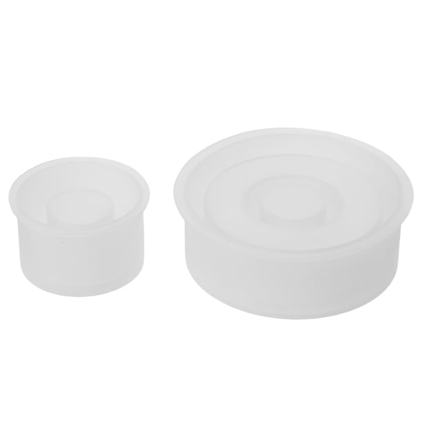 YSNOOWE 2Ud De Silicona Para Manualidades Redondo Para Portavelas De Resina Epoxi Y Cera