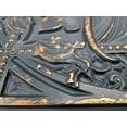 thumbnail image 3 of Drop-In, Glue-Up 2'x2' Faux Tin PVC Ceiling Tile , Smoked Copper, Pack of 10, 3 of 3