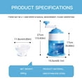 thumbnail image 4 of Manual Shaved Ice Maker Machine for Slushies and Snow Cones, Small Household slushie machine for Fruit Smoothies, Perfect for Summer Parties and Family Fun , Blue, 4 of 8