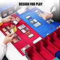 thumbnail image 4 of Trading Card Storage Box with Window 5-Row Deck Case Black+Blue, 4 of 5
