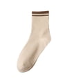 thumbnail image 2 of Brown Stockings Women's and Men's All Cotton Japanese Long Tube Cotton Socks College Style Student Sports Socks Couple Socks, 2 of 3