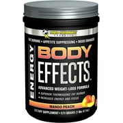 Power Performance Products Body Effects Pre-Workout, Mango Peach, 570 Grams