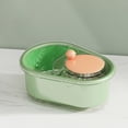 thumbnail image 5 of Fruit Cleaner Spinner, Portable Fruit Scrubber with Lid, Fruit Washer Spinner Scrubber, Fruit and Vegetable Cleaner with Colander and Bowl for Kitchen (Green), 5 of 5
