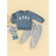 thumbnail image 5 of Chengji Chengchuan Toddler Casual Long Sleeve Sweatshirt and Joggers Outfit Set, 1 Pack, 5 of 10