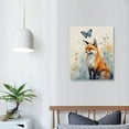 thumbnail image 3 of GOSMITH Fox Printable Wall Art Decor,Woodland Fox Animal Nursery Wall Art Prints,Rustic Animal Canvas Wall Art for Bedroom Kitchen Living Room Baby Boy Nursery Decor 12X16“/16X20", 3 of 4