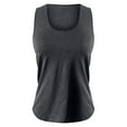 thumbnail image 3 of SHITINN Women's Summer Fitness Yoga Vest Top U Neck Sleeveless and Stylish for Training Womens Tshirts Women Short Sleeve Tops Women's Summer Tops, 3 of 4