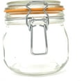 thumbnail image 2 of i Kito 16oz Airtight Glass Jars (6-Pack) - Wide Mouth BPA-Free Food Storage Containers with Locking Lids, 2 of 7
