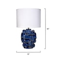 thumbnail image 3 of Jamie Young Co Helios Ceramic Table Lamp in Blue, 3 of 5
