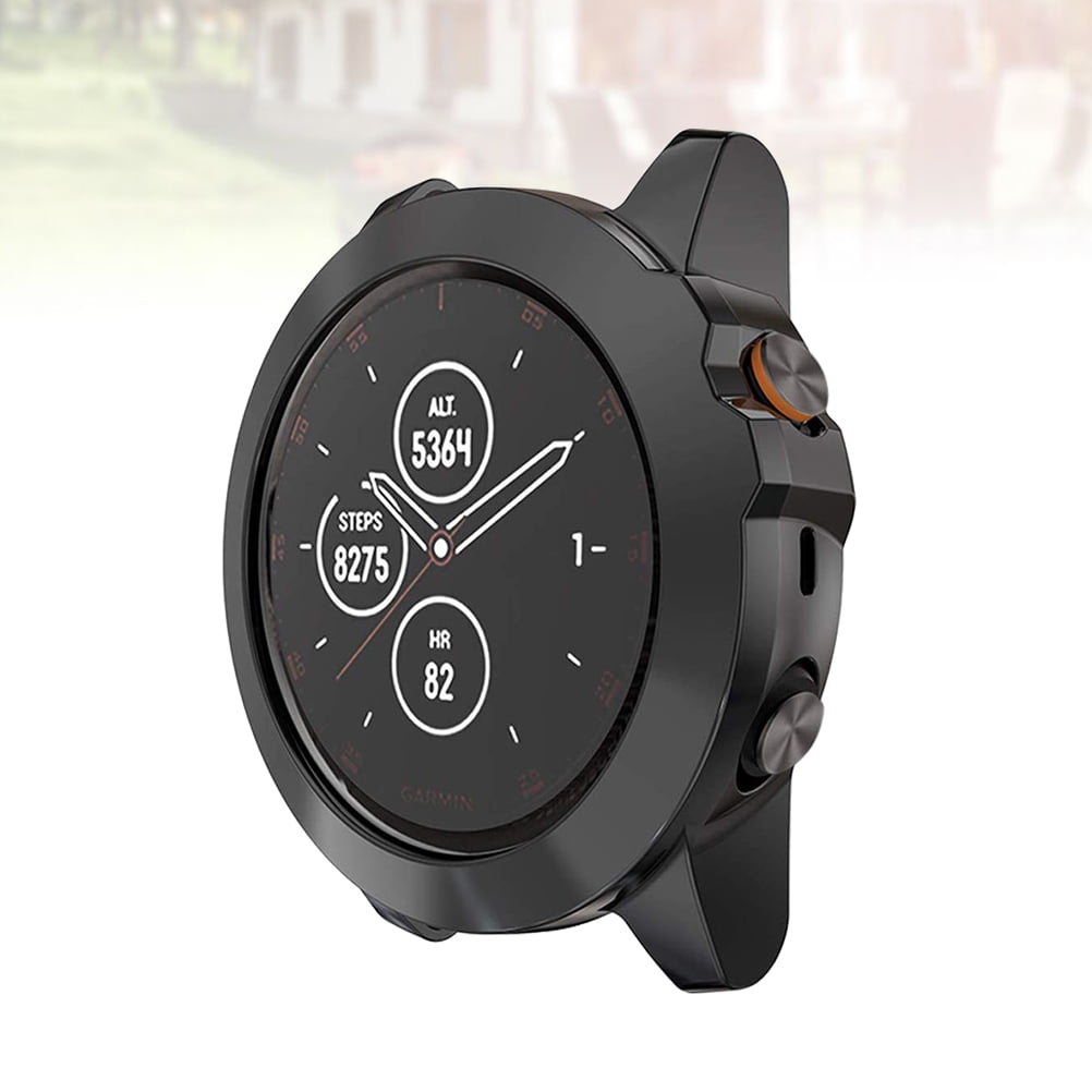 and Scratch Resistant Watch Shell Fashion Watch Case Protective Wristwatch Cover Frame Compatible for Garmin Fenix 5X Black Walmart