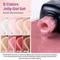 thumbnail image 2 of Set de esmaltes de uñas Beetles Jelly Gel Sweet Temptation, 8 colores, 2 of 7