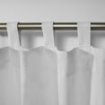 thumbnail image 3 of Exclusive Home Cabana Solid Indoor/Outdoor Light Filtering Hook-and-Loop Tab Top Curtain Panel Pair, 54"x84", Winter White, 3 of 6