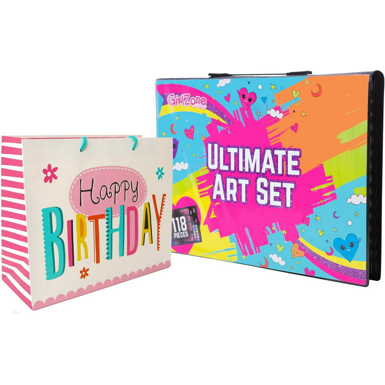 Hot Bee 208 Pcs Kids Art Set, Blue Color Set for Boys&Girls, School Art  Supplies Drawing Kit for kids 4-6, Arts & Crafts - School Art Beginners  Ideal Chrismat Gift Art Sets