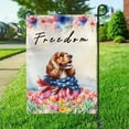 thumbnail image 3 of Freedom Cocker Spaniel on Independence Day 4th of July Garden Flag 12x18in Double Sided Cockers Dog Lover Gifts Outdoor Decor - 01005, 3 of 5