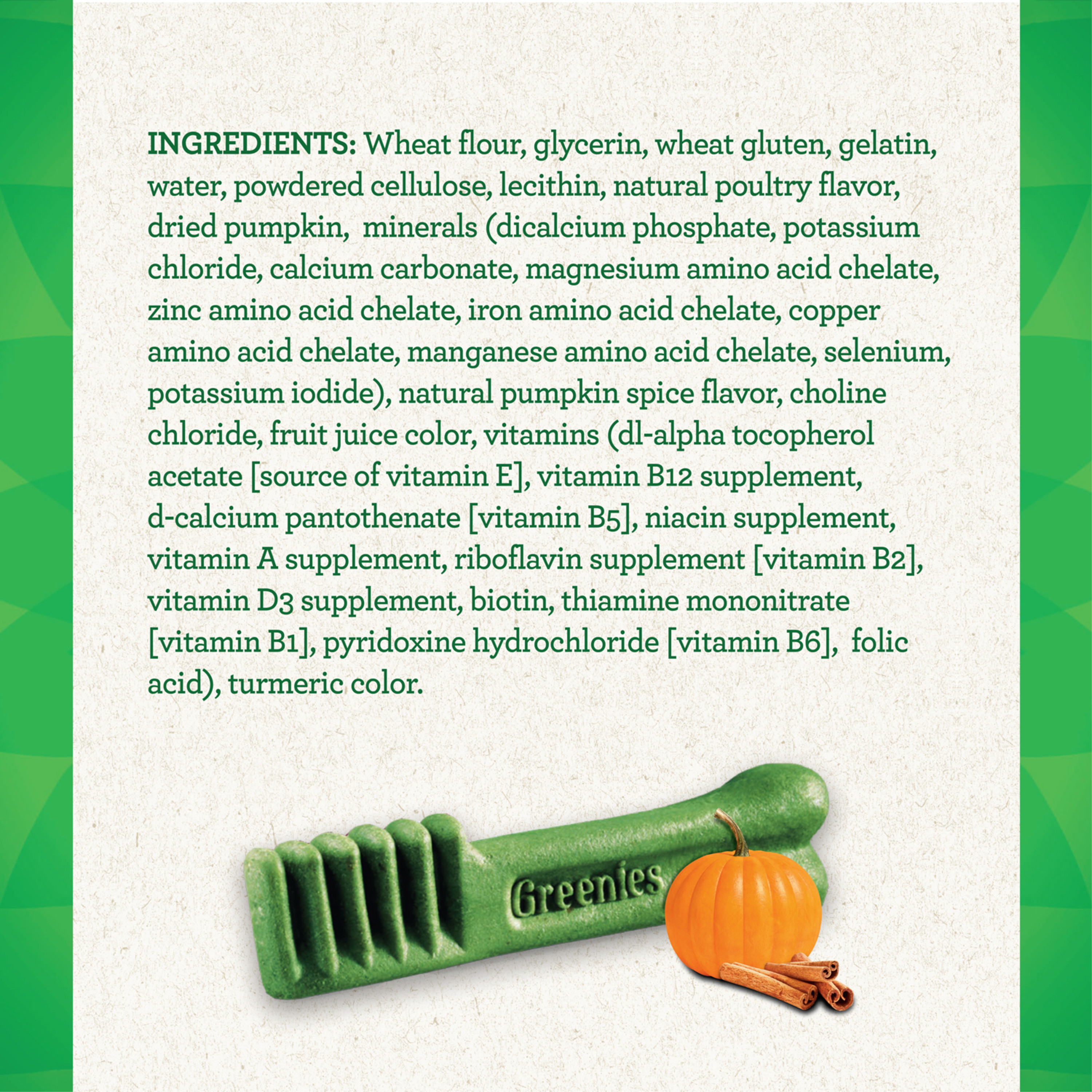 Greenies Pumpkin Spice Flavor Petite Dental Dog Treats, 12 oz. (20 Treats) - image 5 of 14