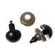 thumbnail image 2 of Hilo de todos los ojos negros Diy muñeca hecha a mano ojos negros oso de peluche de ganchillo Accesorios para muñecas 50 pares Total 100pc, 2 of 8