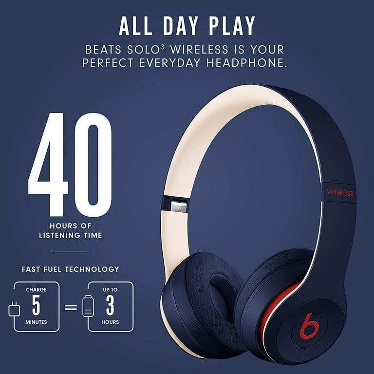 Restored Beats Solo3 Wireless On-Ear Headphones - W1 Chip Restored Beats Solo3 Wireless On-Ear Headphones - W1 Chip