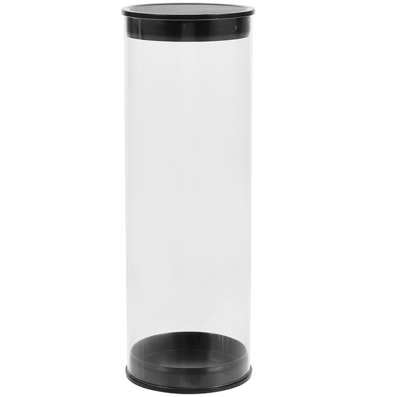 UPOUART Clear Plastic Golf Display Tube Case, Dust-Resistant Storage Container for Collectors and Sports Fans