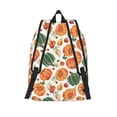 thumbnail image 2 of Lsque Autumn Pumpkins Pattern Canvas Daypack, Durable Backpack, High-quality Versatile Backpack,Vintage Compact Backpack-Medium, 2 of 6