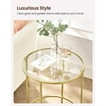 thumbnail image 4 of Gold Coffee Table with Modern Style for Living Room, Balcony, Bedroom, 4 of 8