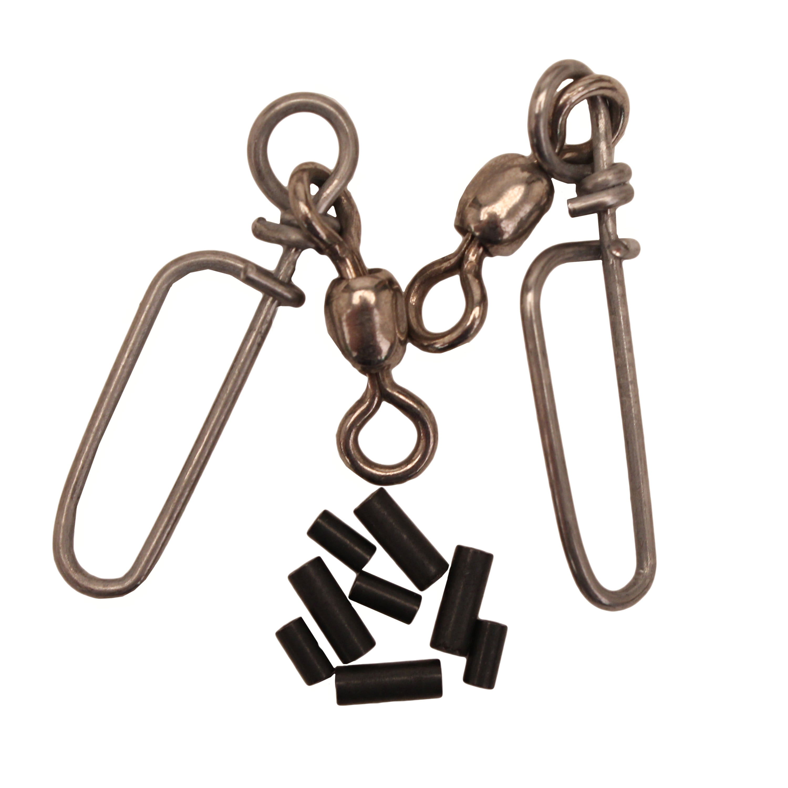 Set of 2 Silver Scotty Large Stainless Steel Coastlock Snaps 5"