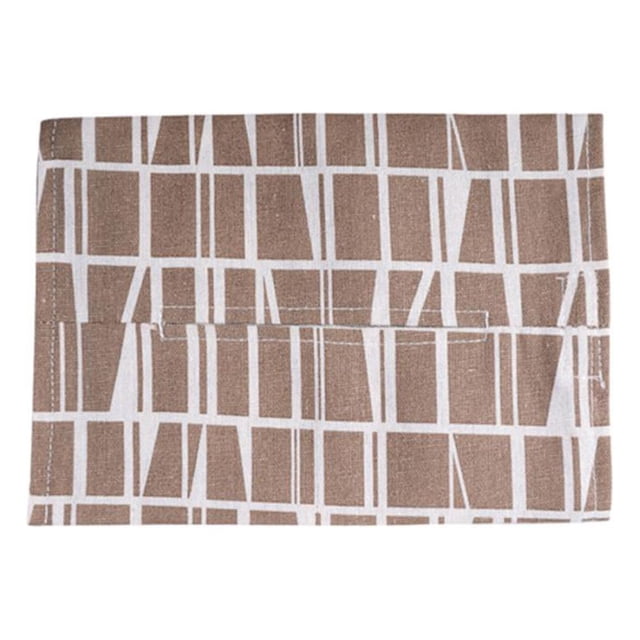 Funda para caja de pañuelos Vhermosa de algodón y lino lavable y reutilizable