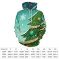 thumbnail image 2 of Christmas Tree with Snowflakes 3d Sweatshirts Hoodie Fashion Casual Personality Men's Women Street Hoodie Pullovers Long Sleeve Comfortable Top, 2 of 6