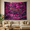 D, variant on XaaKee Tapestry Wall Hanging, Fuchsia Undergrowth Safari Leopard Wall Tapestry, High-Quality Polyester Bedroom Tapestry For Bedroom Living Room Wall Decor, 60x40Inch